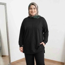Büyük Beden Ipek Penye Eşofman Takımı