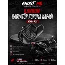 Jiekai Ghost Me Honda Pcx Karbon Radyatör Koruma Kapağı