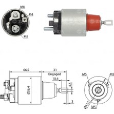 Zm 1975 Marş Otomatiği 12V Civatalı 9330331010-510
