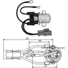 Zm 6407 Marş Otomatiği 12V Mitsubishi Fuso Yardımcı Otomatik