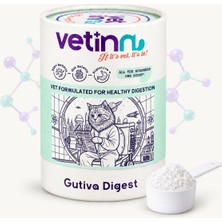 Vetinn Gutiva Digest Kedi Sindirim Sağlığı Destekleyici Toz Form 150 g Prebiyotik ve Probiyotik
