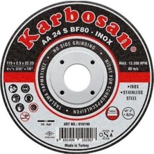 St. Morritz 230X3X22.23 Paslanmaz Inox Çelik Kesme Diski 910220