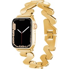 Halkhouse Apple Watch 2/3/4/5/6/7/8/9/se/ultra 2/42/44/45/49 ve Seri 10 46MM Kordon Metal Premium
