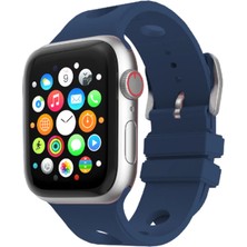 Halkhouse Apple Watch 2/3/4/5/6/7/8/9/se/ultra 2/42/44/45/49 ve Seri 10 46MM Kordon Esnek Silikon Renkli
