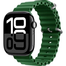 Halkhouse Apple Watch 2/3/4/5/6/7/8/9/se 38/40/41MM ve Seri 10 42MM Kordon Silikon Esnek