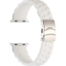 Halkhouse Apple Watch 2/3/4/5/6/7/8/9/se/ultra 2/42/44/45/49 ve Seri 10 46MM Kordon Premium Silikon Kırılmaz