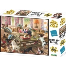 Prime 3D Giordano Köpekler Oturma Odasında Puzzle 300 Parça