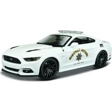 Maisto 1/24 Design 2015 Mustang Gt Police Araba