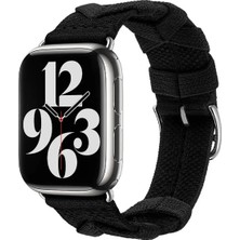 Halkhouse Apple Watch 2/3/4/5/6/7/8/9/se 38/40/41MM ve Seri 10 42MM Kordon Örgü Sarmal Premium