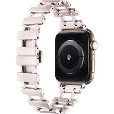 Halkhouse Apple Watch 2/3/4/5/6/7/8/9/se/ultra 2/42/44/45/49 ve Seri 10 46MM Kordon Metal Premium