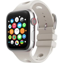 Halkhouse Apple Watch 2/3/4/5/6/7/8/9/se/ultra 2/42/44/45/49 ve Seri 10 46MM Kordon Esnek Silikon Renkli