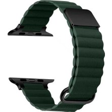Halkhouse Apple Watch 2/3/4/5/6/7/8/9/se 38/40/41MM ve Seri 10 42MM Kordon Pu Deri Premium