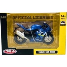 Generic 1/18 Suzuki GSX-R1000 Model Motosiklet