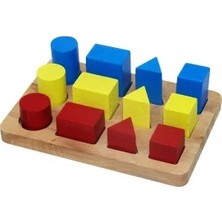 Generic Kutulu Ahşap Geometrik Büyükten Küçüğe