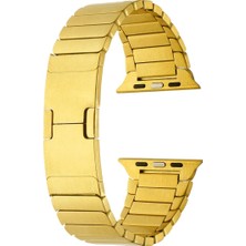 Halkhouse Apple Watch 2/3/4/5/6/7/8/9/se/ultra 2/42/44/45/49 ve Seri 10 46MM Kordon Metal Premium