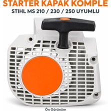 Algaride Stihl Ms 210  Ms 230  Ms 250 Uyumlu Starter Kapak Komple  Motorlu Testere Marş Kapağı