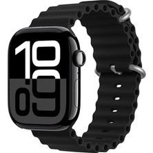 Halkhouse Apple Watch 2/3/4/5/6/7/8/9/se 38/40/41MM ve Seri 10 42MM Kordon Silikon Esnek