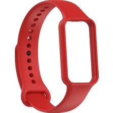 Halkhouse Amazfit Band 7/redmi Smart Band 2/mi Band 8 Active Kordon Renkli Silikon Esnek