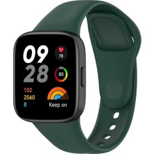 Halkhouse Xiaomi Redmi Watch 3 Kordon Renkli Esnek Silikon Kırılmaz
