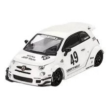 Mını Gt Mini Gt 1/64 Lb-Works x Abas Works Abarth 595 Gara White - Blister Paket