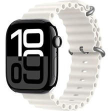 Halkhouse Apple Watch 2/3/4/5/6/7/8/9/se 38/40/41MM ve Seri 10 42MM Kordon Silikon Esnek