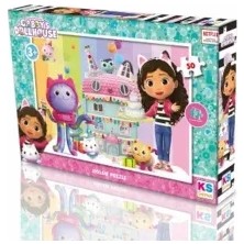 Ks Games Gabby's Dollhouse Puzzle 50 Parça