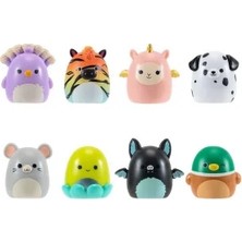 Squish a longs Squish-A-Longs 8 Figür + Yüzük Set Seri 1