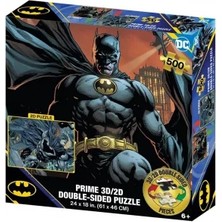 Prime 3D Dc Comics Batman Çift Taraflı Puzzle 500 Parça