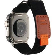 Halkhouse Apple Watch 2/3/4/5/6/7/8/9/se/ultra 2/42/44/45/49 ve Seri 10 46MM Kordon Örgü Hasır Strap