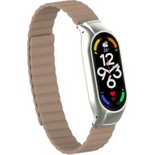 Halkhouse Xiaomi Mi Band 7 Mıknatıslı Şık ve Dayanıklı Çift Renkli Kordon Kayış