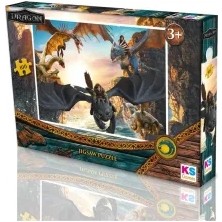Ks Games How To Train Your Dragon Puzzle 100 Parça