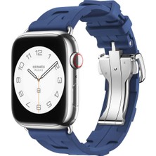 Halkhouse Apple Watch 2/3/4/5/6/7/8/9/se 38/40/41 ve Seri 10 42MM Kordon Premium Silikon