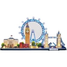 London City Line 3D Puzzle LED Işıklı