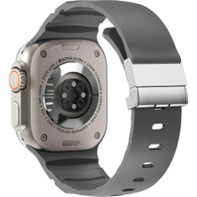 Halkhouse Apple Watch 2/3/4/5/6/7/8/9/se/ultra 2/42/44/45/49 ve Seri 10 46MM Kordon Premium Lüks Metal Tokalı