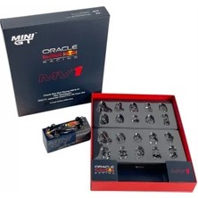 Mını Gt Mini Gt 1/64 Oracle Red Bull Racing RB19 #1 Max Verstappen 2023 F1 023 Japanese Grand Prix Pit Crew Set Limited Edition
