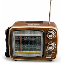 Sanal Ticaretiniz Mini Retro Taşınabilir Radyo-Taşınabilir Speaker