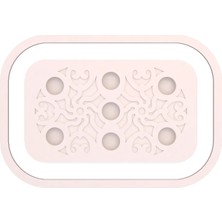 Motifpiyer Hazır Spotlu Tavan Paneli Aura Kavis-Rectangle-Modern LED Uyumlu Tavan Göbeği/Mono Diş Çitalı
