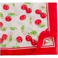 MidasTech Kiraz Desenli Bandana 50*50 Nemere