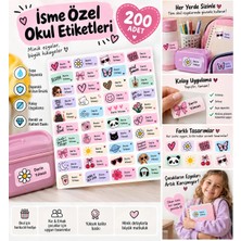 Kişiye Özel Okul Etiketi | Cool Girl Temalı