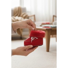 Ceyda Shoes Kreş,bebek,çocuk, Hakiki Deri, Yumuşak, Kaymaz Taban, Kürklü Ev Botu,panduf,patik