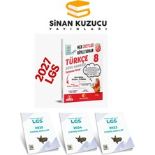 Sinan Kuzucu Yayınları 8. Sınıf 2027 Lgs Meb Böyle Sorar Türkçe Soru Bankası + Lgs 2023 2024 2025 Çıkmış Sorular Seti