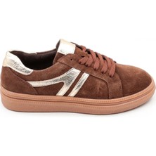 Venüs Hakiki Süet Deri Kauçuk Taban Kadın Sneaker VN2652450 K