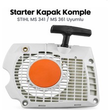 Algaride Stihl Ms 341  Ms 361 Uyumlu Starter Kapak Komple Marş Mekanizması