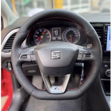 Stilix Garage Seat Leon Fr Araca Özel Dikmeli Direksiyon Kılıfı