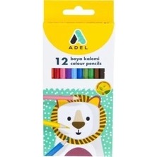 Adel Karton Kutu 12 Renk Tam Boy Kuru Boya Kalemi Adet Sayısı ile Eğlenceli Çizim Deneyimi
