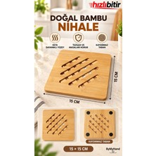 Bymyhand Doğal Ahşap Kare Nihale