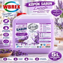 Wbrex Gliserinli Köpük Sabun Lavanta Kokulu 5 L – Yaklaşık 5000 Kullanım – Sls Içermez