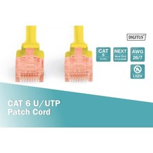 Digitus Dıgıtus 0.5metre Cat6 Utp DK-1617-005/Y Sarı Patch Kablo (10'lu Paket)