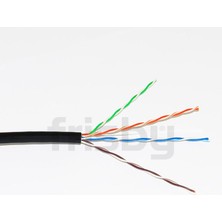 FRISBY 305metre 23AWG Gri CAT5e UTP Dış Ortam (Outdoor) Kablo FNW-CAT525