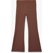 Koton Beli Lastikli Slim Fit Ispanyol Paça Tayt